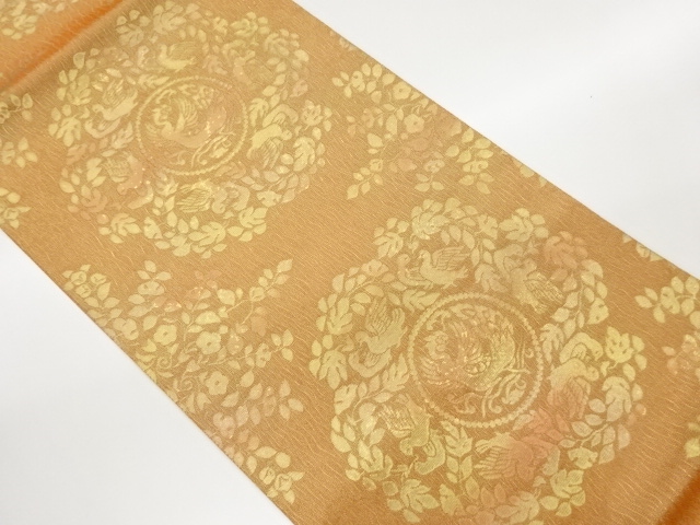 JAPANESE FUKURO OBI / KIN-TOSHI / WOVEN PHOENIX